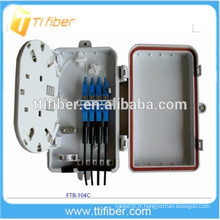 Boîte de distribution optique à fibre optique avec connecteurs SC 4port, boîte de répartition par répartiteur de fibres